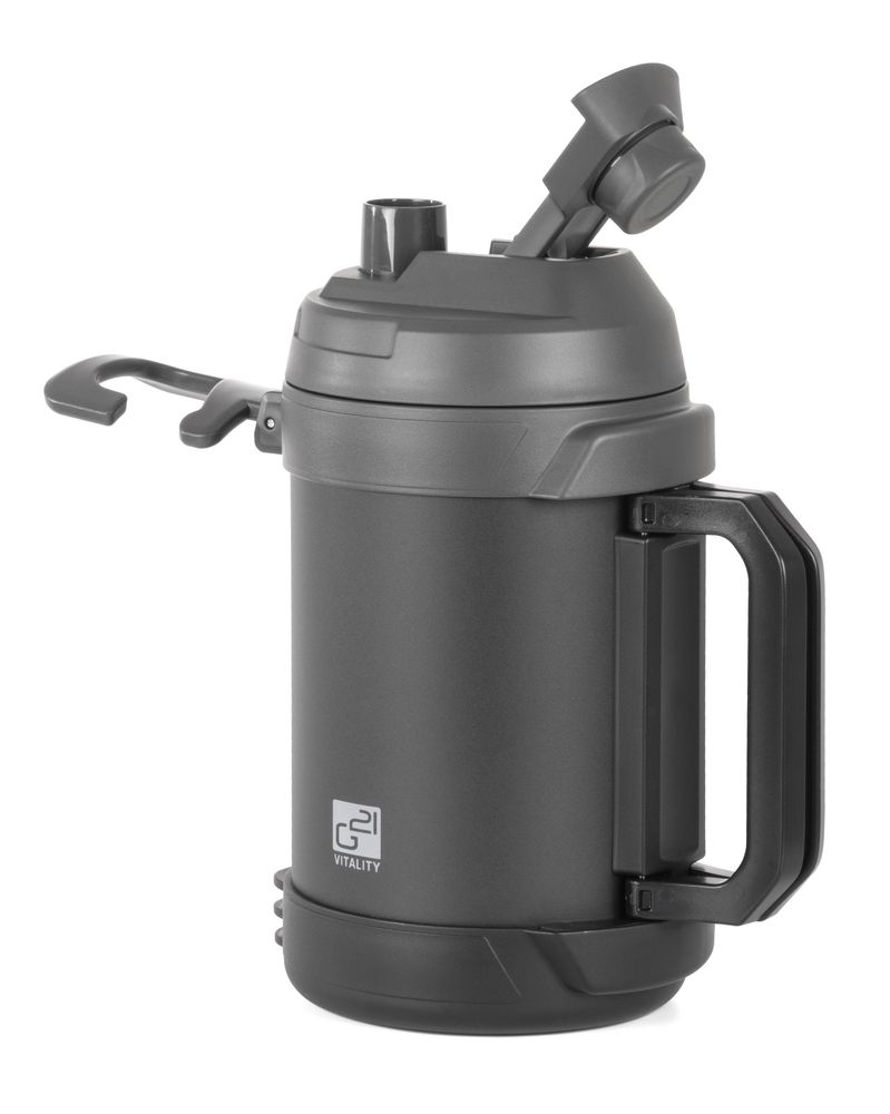 Termos G21 nierdzewny 3800 ml, czarno-szary