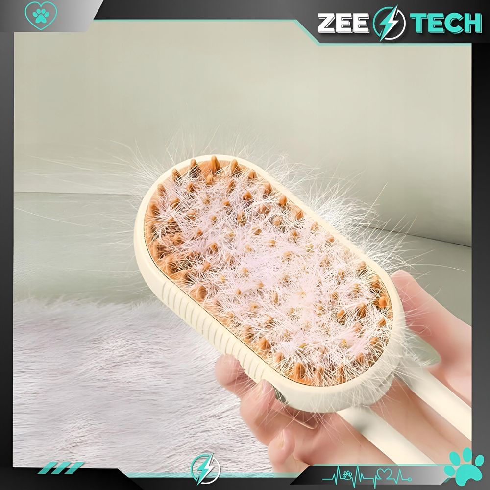 Dampfbürste Für Katzen Hunde Tiere Massager Kamm Elektrisches Fell