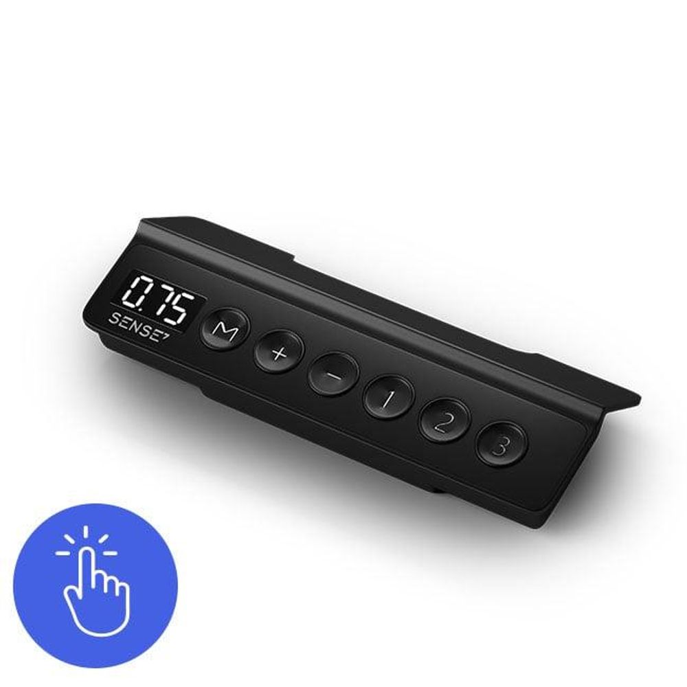 SENSE7 Nojo Elektrisches Tischgestell Schwarz Höhenverstellbar Schreibtisch Rahmen Elektrisch Schreibtischgestell Memory Funktion Anti-Kollisions