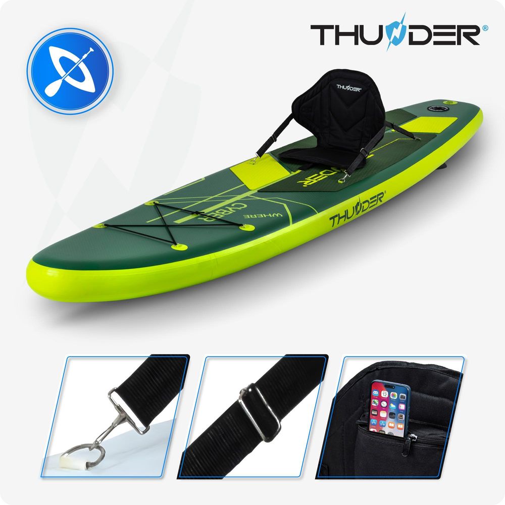 Thunder Cyber Stand Up Paddle Board 320 x 75 x 15 cm Vert 150 kg