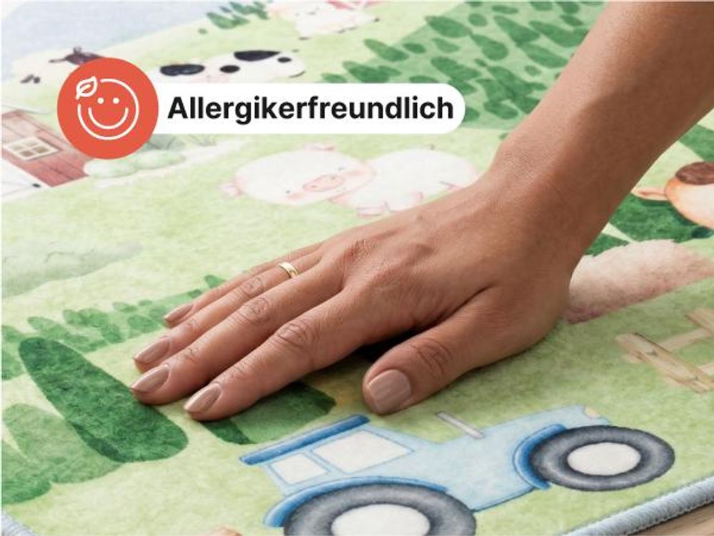 TAPISO KIDS Kinderteppich Rutschhemmend 140 x 200 cm