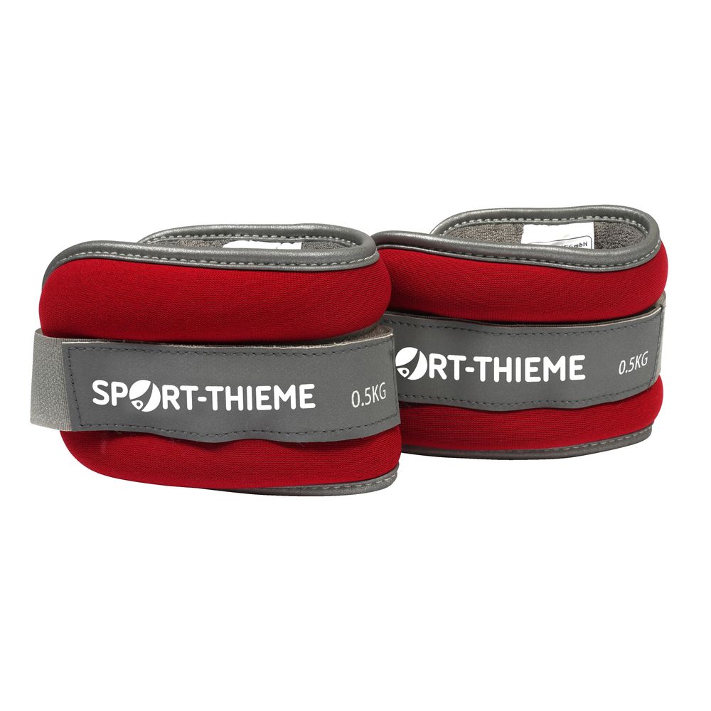 Sport-Thieme Gewichtsmanschetten "Premium", 0,5 kg, Rot