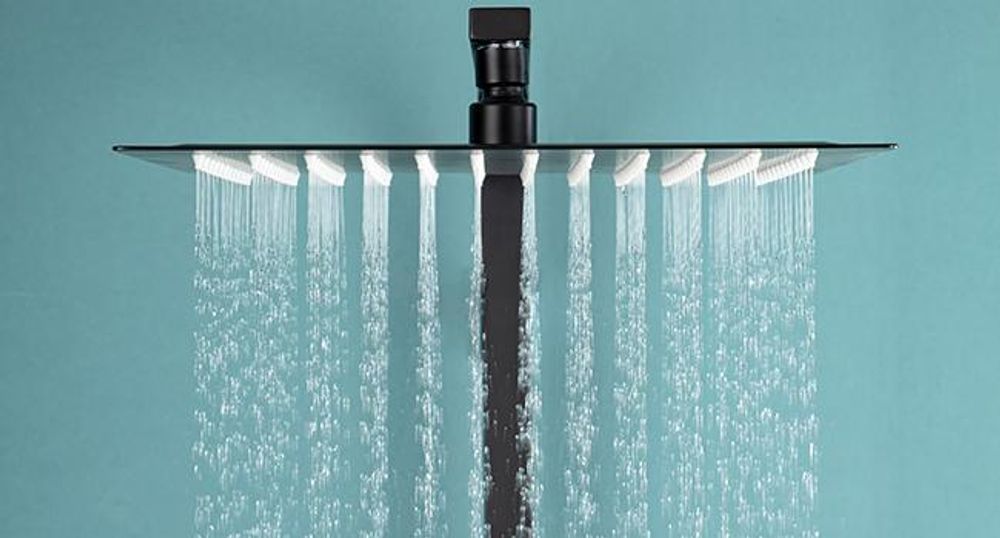 Auralum Duschsystem Regendusche ohne armatur Edelstahl Duschstange mit Handbrause Höhenverstellbare Massage Duschpaneel