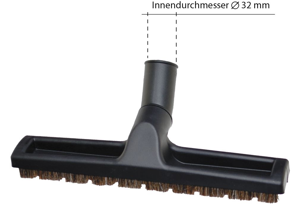Parkettbürste geeignet für Staubsauger mit 32mm Anschluss, Hartbodendüse Laminatdüse kompatibel mit Elektrolux AEG Rowenta Tefal Hoover