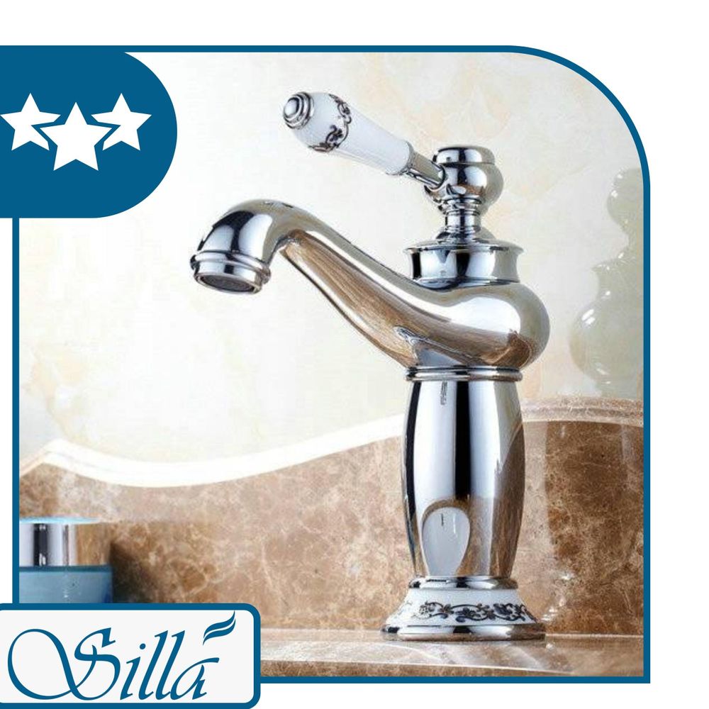Silla, Chrom, Armatur, Bad, Spültischarmatur, Wasserhahn Bad, Wasserhahn, Messing