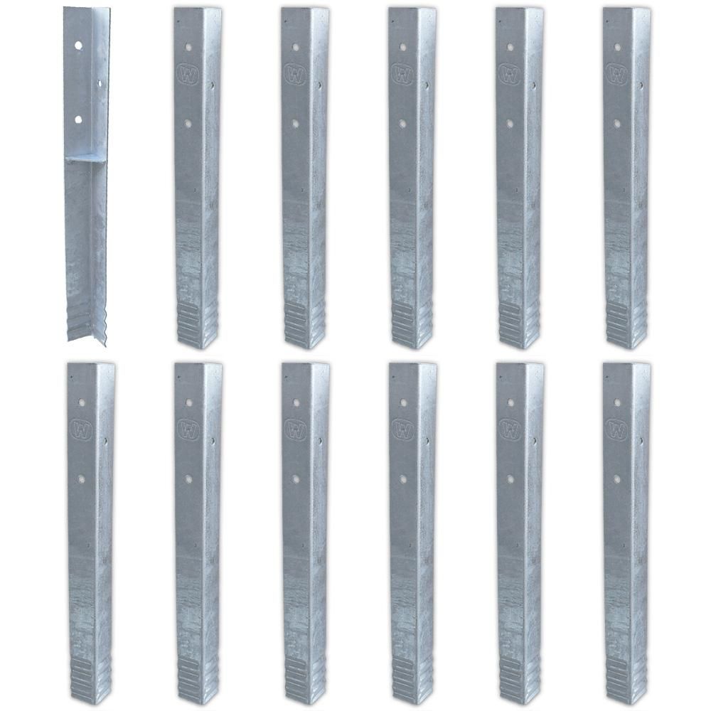 Winkelanker Wickey SolidLock mit Unkrautvlies 12 Stück
