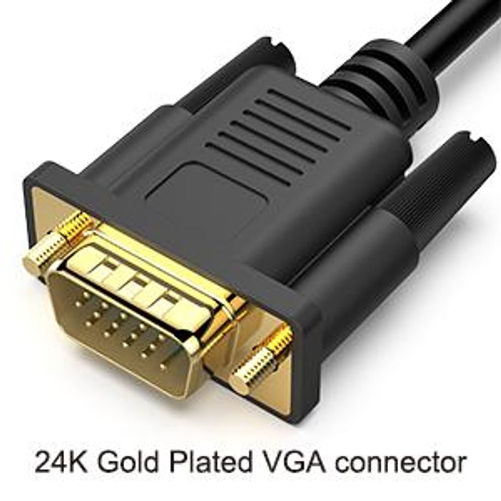 BENFEI Kabeladapter HDMI auf VGA Adapter mit 3.5mm Audio Ausgang