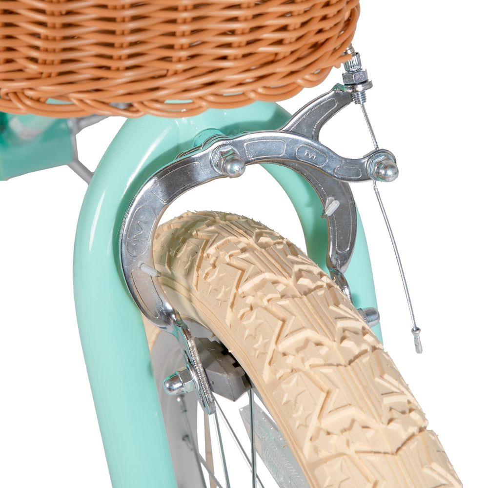 JOYSTAR 12/14/16/18/20 Mädchenfahrrad für 2-13 Jahre alte Kinder, 12" 14" 16" 18" Kinderfahrrad mit Stützrädern & Korb, 20 Zoll mit Ständer, Gelb