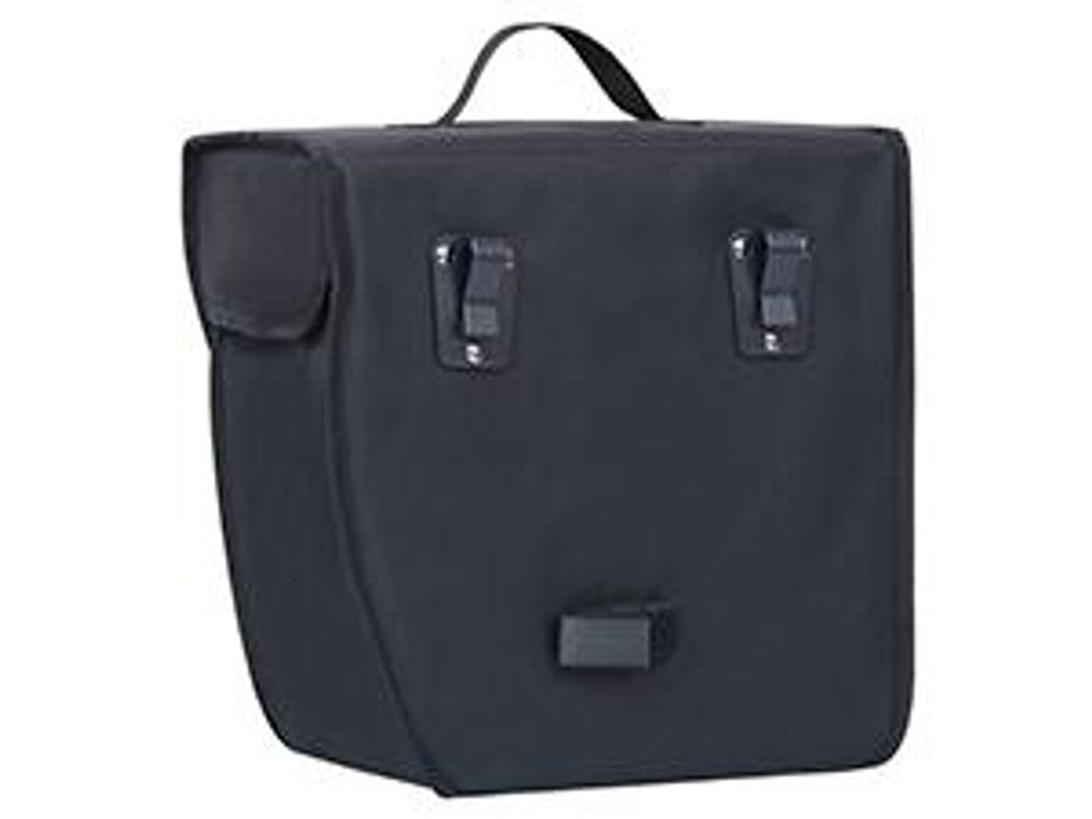 vidaXL Borsa da bicicletta per portapacchi Impermeabile 21 L Nero