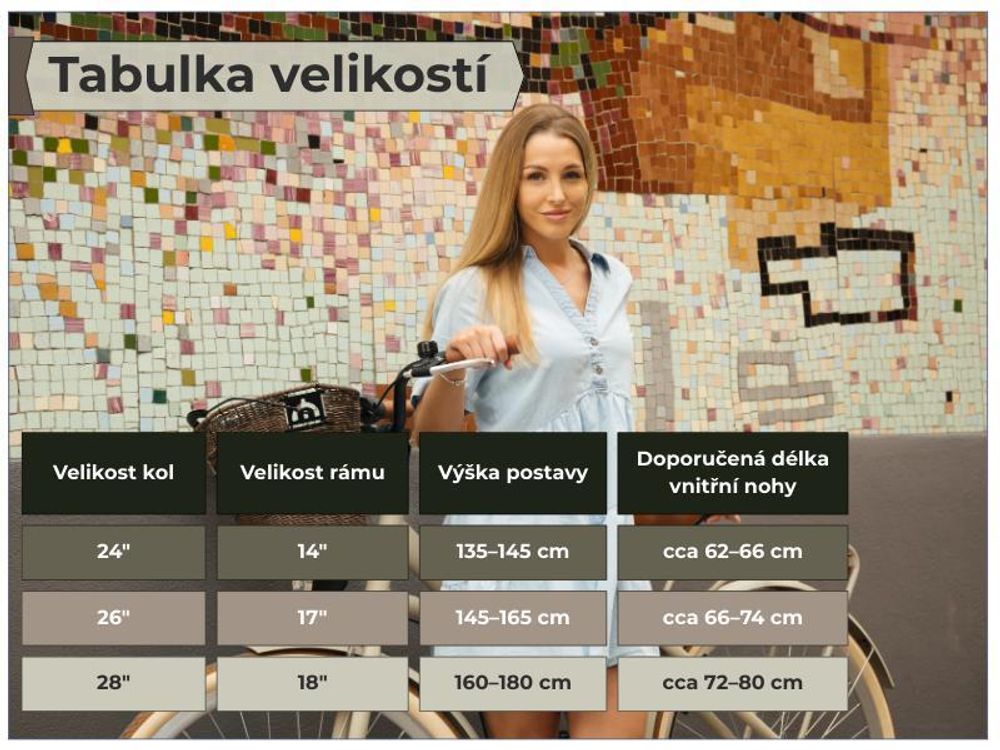 Tabulka velikostí
