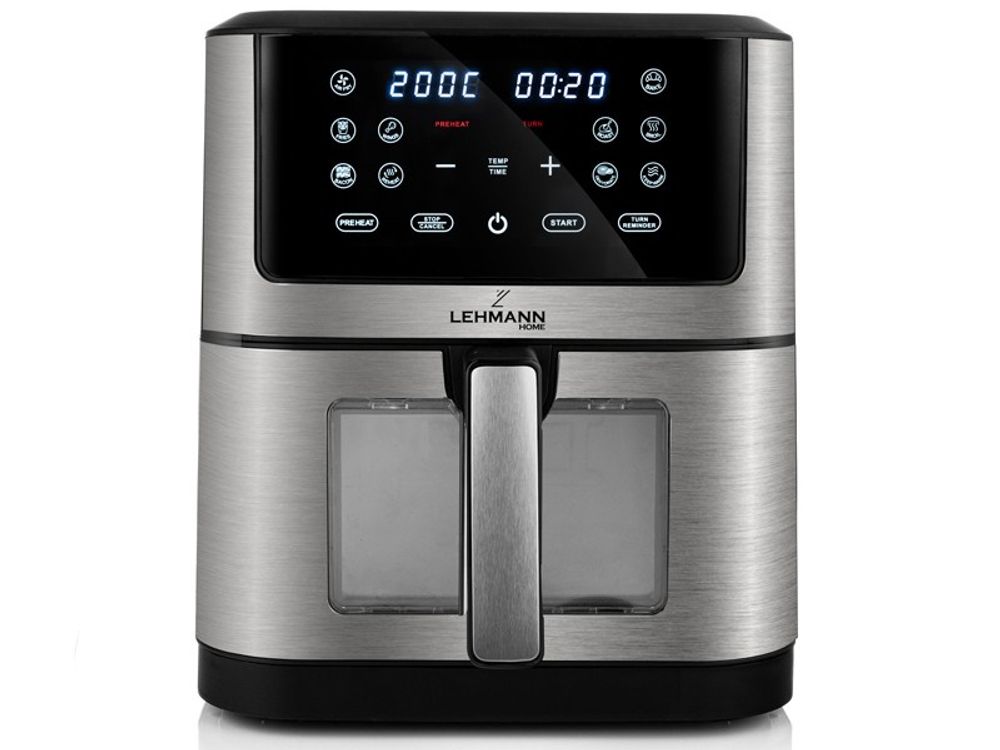 XXL Heteluchtfriteuse Dubbele Mand 10L 12 Programma's review