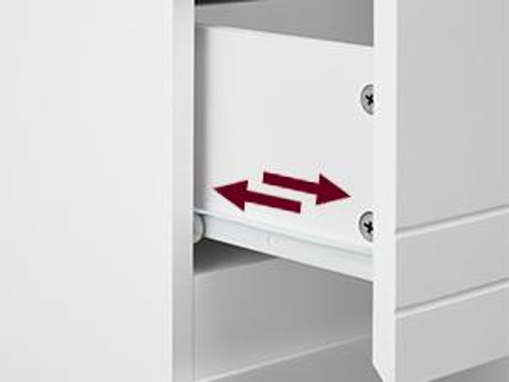 VASAGLE Badezimmerschrank, Badschrank, Badezimmermöbel mit einer Schublade/2 Schubladen, verstellbare Ablagen, offenes Fach