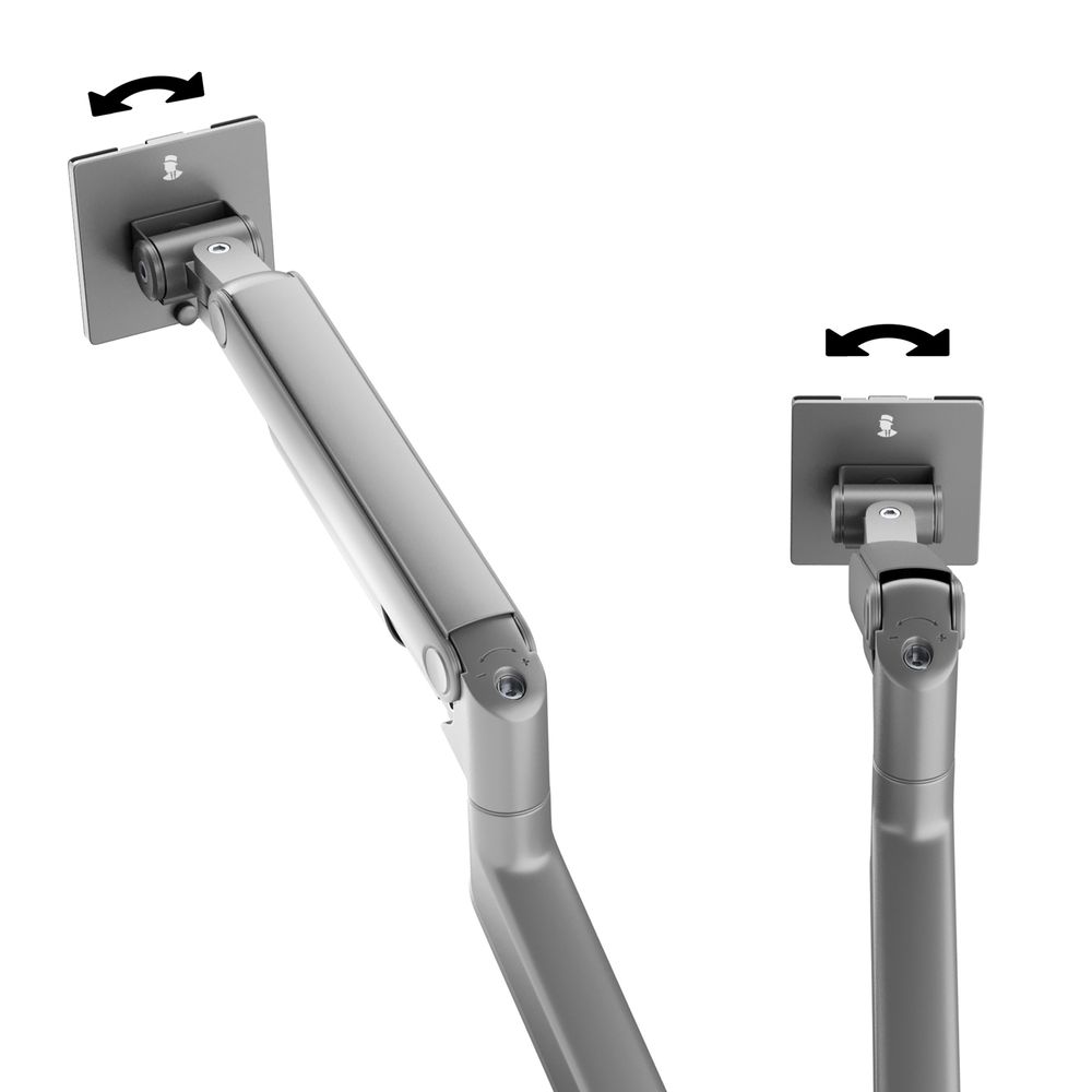 Monitor Halterung für 2 Monitore für 17 bis 45 Zoll Monitorarm Bildschirmhalterung Metall