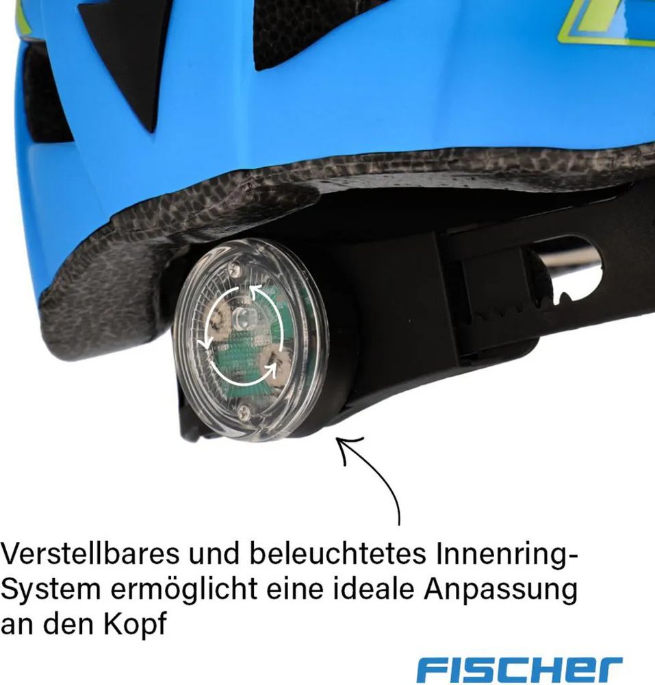 FISCHER Fahrrad-Helm "Urban Montis", Größe: S/M, blau