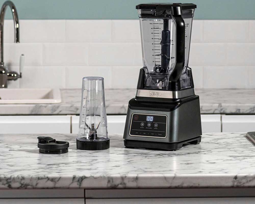 NINJA BN750EU 2-in-1 Standmixer schwarz/silber