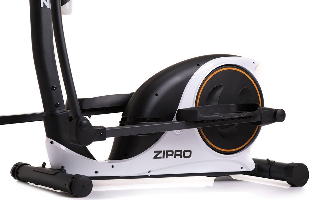 Orbitrek Zipro Hulk RS – magnetyczny orbitrek o nośności do 150 kg, masa obrotowa 8 kg, cichy napęd pasowy, rower treningowy z pomiarem tętna