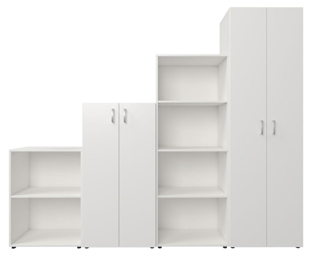 Trio Multi-Kombi 2345 Weiß – Büro-Set mit viel Stauraum und 14 Ablageflächen