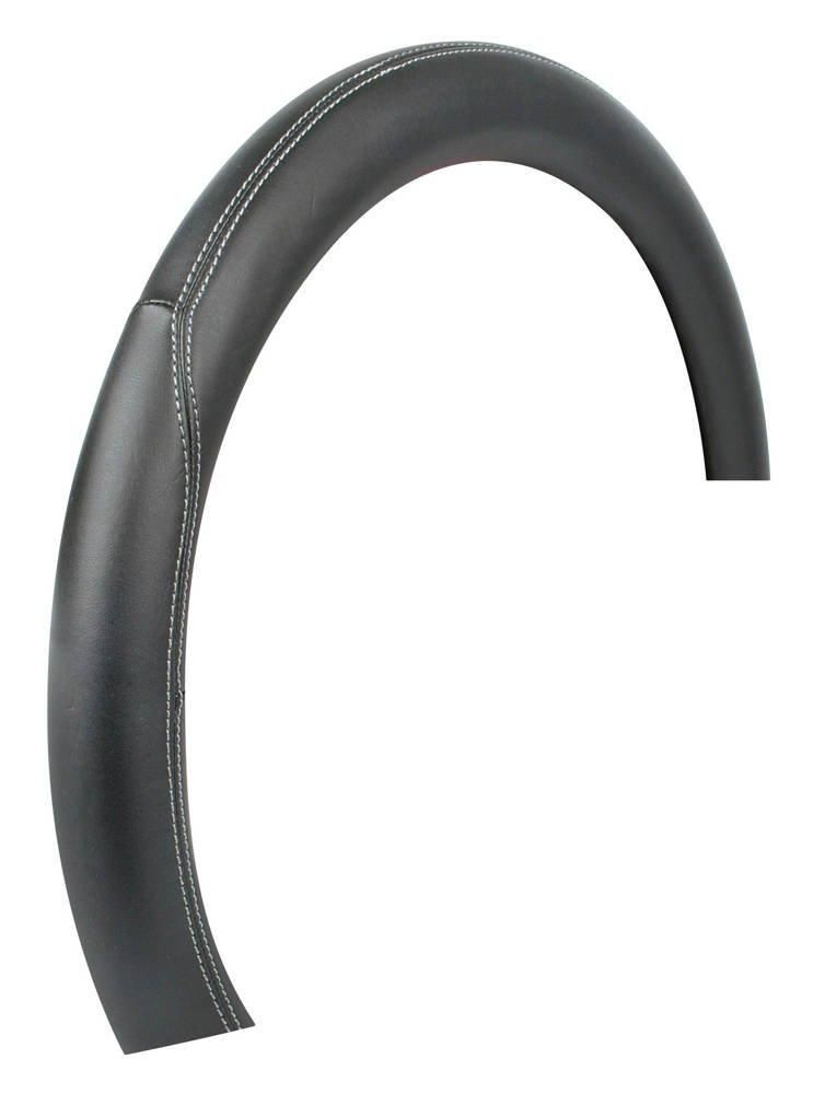 LAMPA Accessories Lkw Leder Lenkradbezug XL Club 49-51 cm, Griffschutz 10 cm breit für LKW, Busse, Nutzfahrzeuge und Transporter