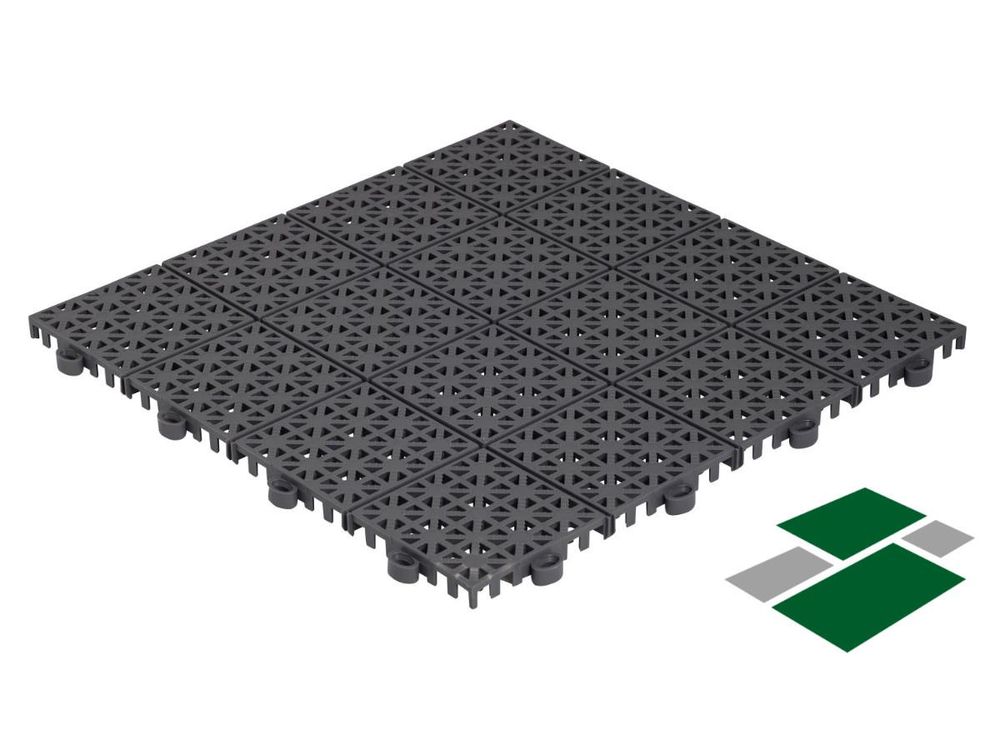 Mosolut Hestra Universa 30 x 30 cm tmavě šedá MSHS046