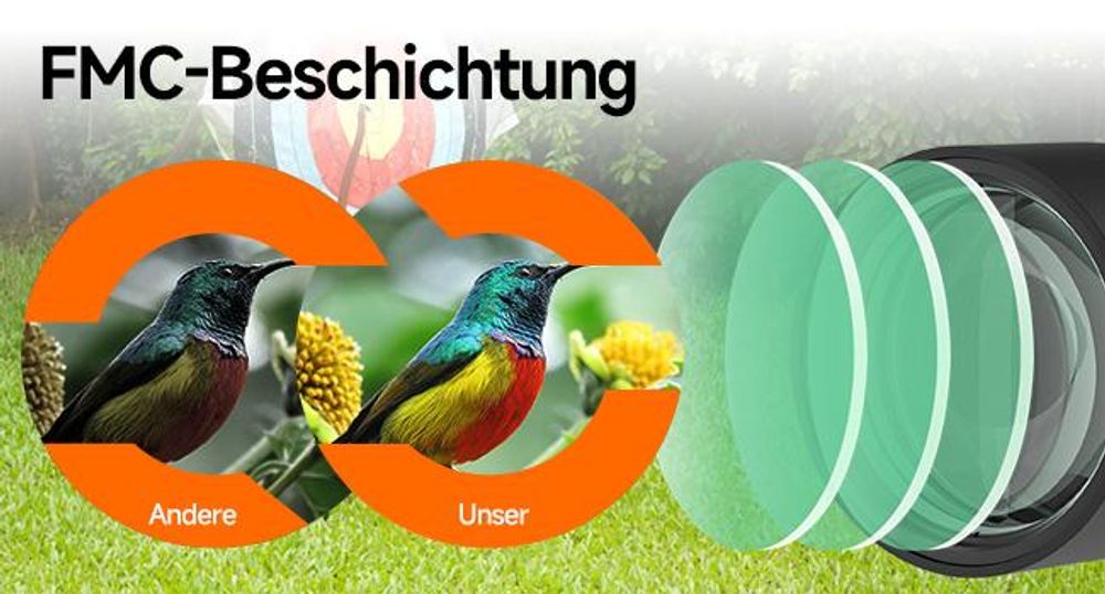 Svbony SV28 Spektiv Monokular, 20-60x80mm, BAK4 Teleskop Mit Stativ Universal Smartphone-Adapter für Liebhaber der Naturfotografie im Freien