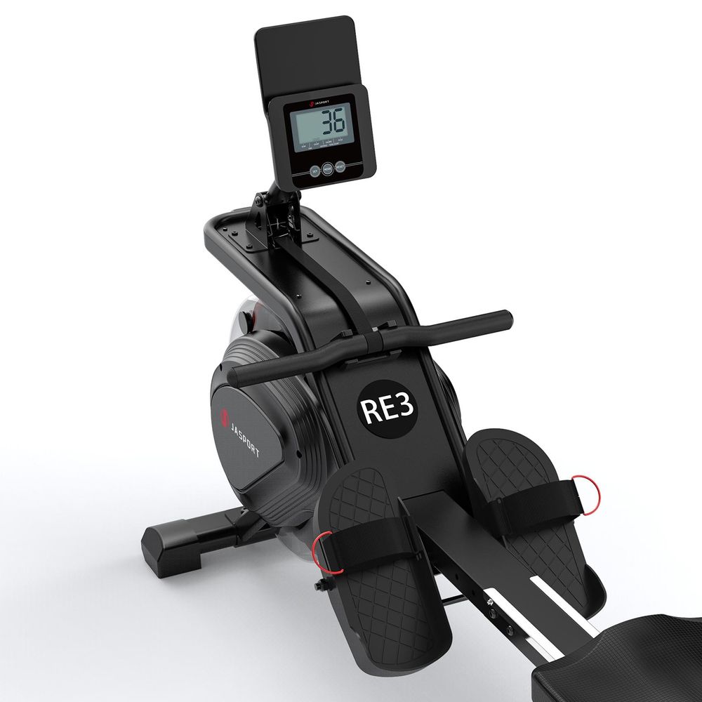 JASPORT RE3 Wasser-Rudergerät, leiser Heimtrainer mit 14L Tank, Bluetooth LCD, Kinomap-kompatibel, platzsparend & stabiles Ganzkörpertraining