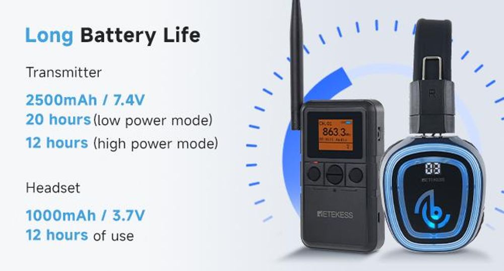 Slúchadlá Retekess TA003P-TA004S na skupinové cvičenie, jogu, hands-free, Hi-Fi kvalita zvuku, 12 hodín, nastaviteľné náušníky, vhodné na tichú diskotéku