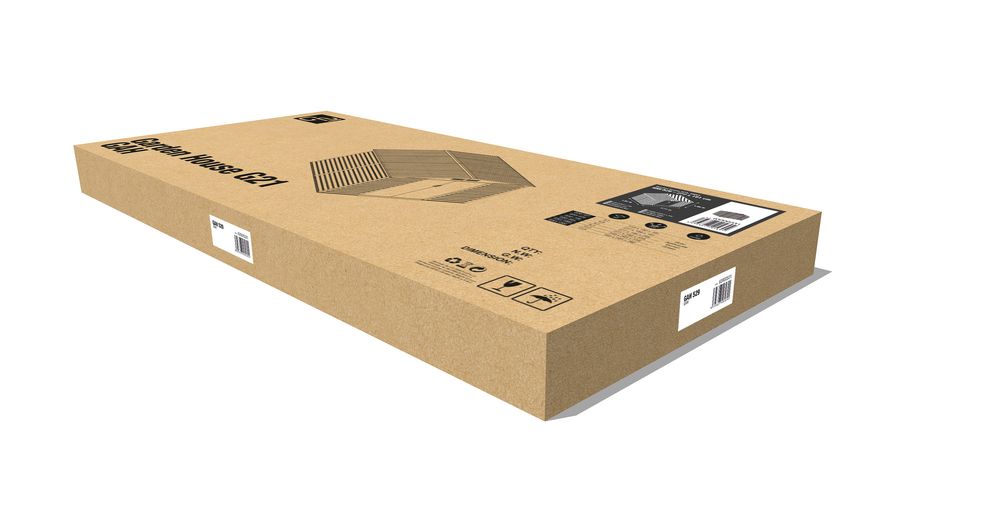 Gartenhäuser G21 GAH sind sicher und hochwertig verpackt