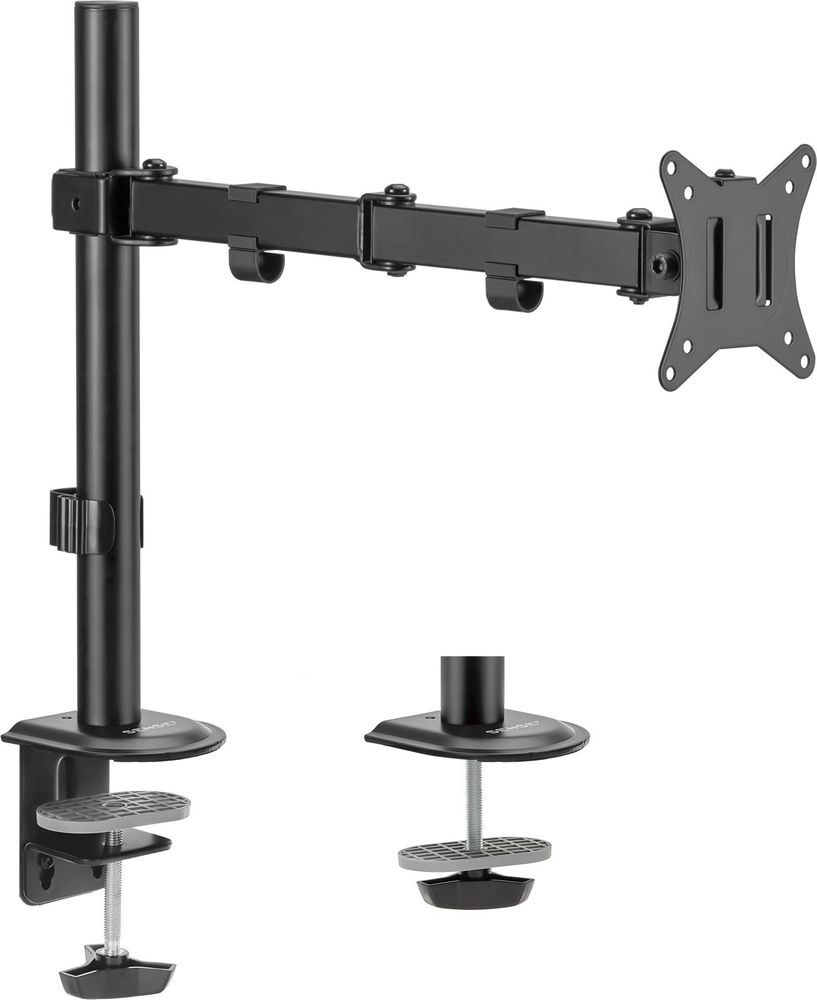 SENSE7 FLOAT ARM Monitorhalterung 1 Monitor 17-32 Zoll VESA 100x100 cm Monitorarm Schwenkbar Höhenverstellbar Tischhalterung PC Bildschirm Halterung