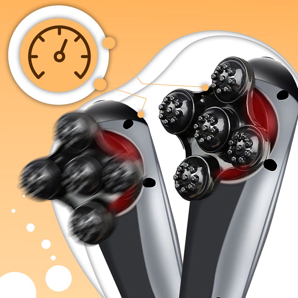 Nackenmassagegerät, Massagegerät, Shiatsu und Vibration Massage für Nacken, Schulter, Rücken - Tiefenmassage zur Schmerzlinderung - Retoo