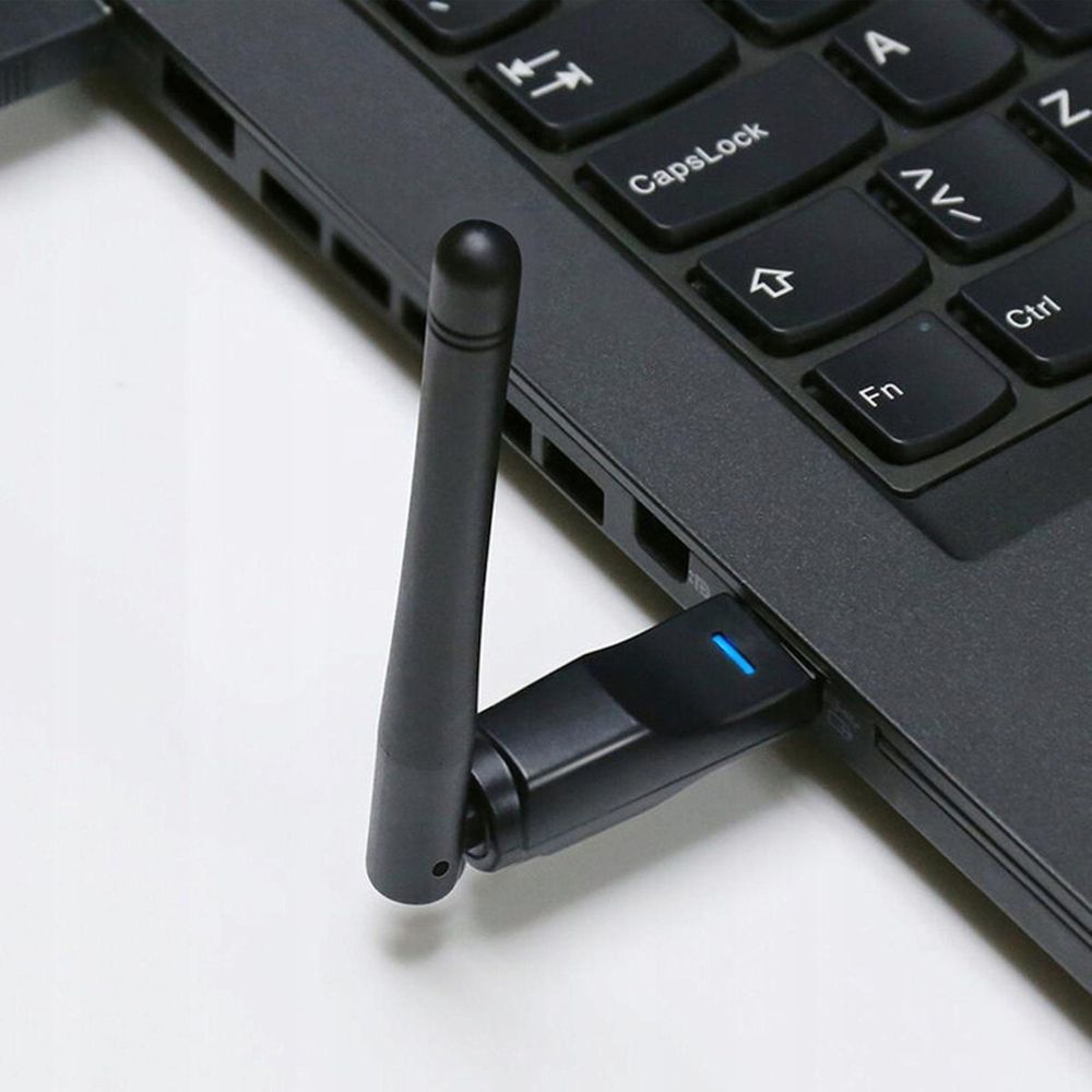Karta sieciowa - adapter WLAN - USB - antena WLAN - do dekodera tunera - DVB-T2 - HEVC