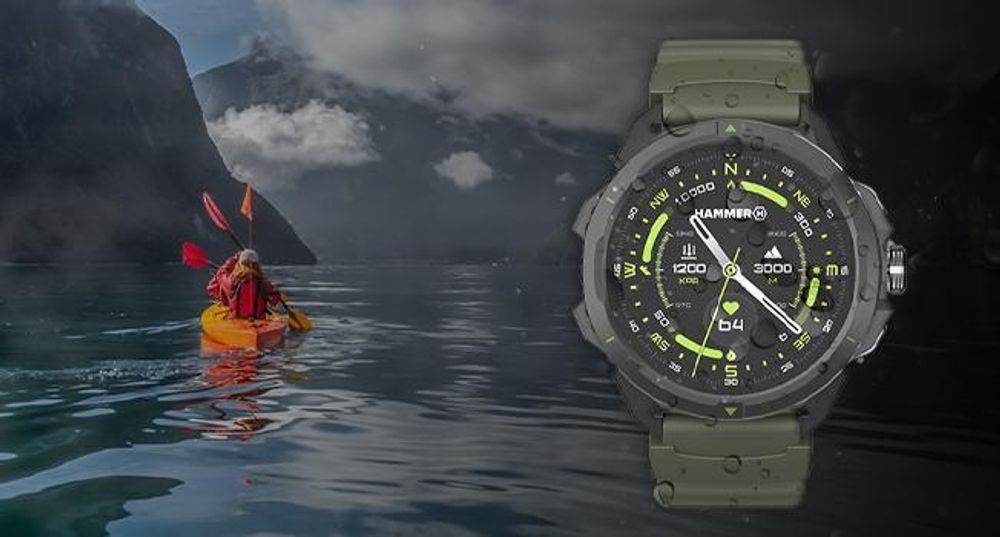 HAMMER SMARTWATCH 2 MILITARY EDITION – Wasserdichte Uhr mit GPS, SOS-Funktion und Sprachkommunikation