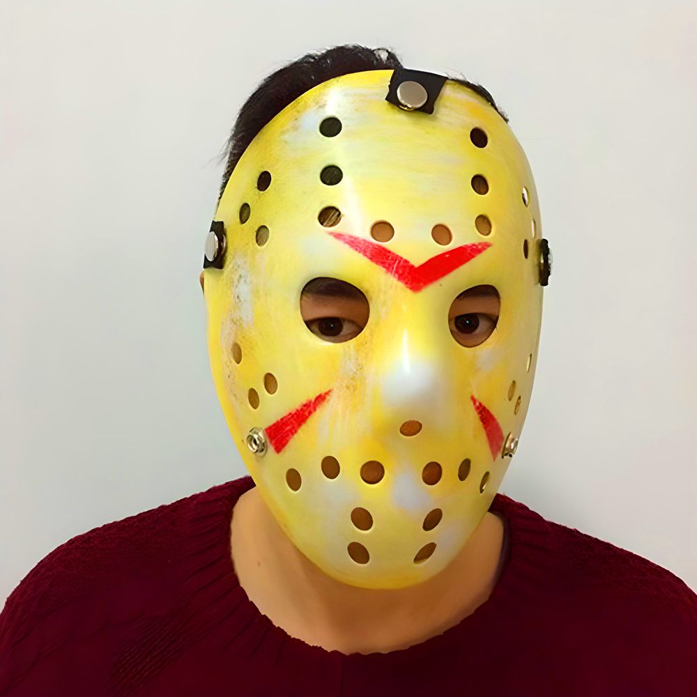Halloween Maske Freitag Der 13 Jason The Purge Horror Verkleidung Kostümspiele Horrormaske Cosplay Fasching Karneval Party für Herren Damen Retoo