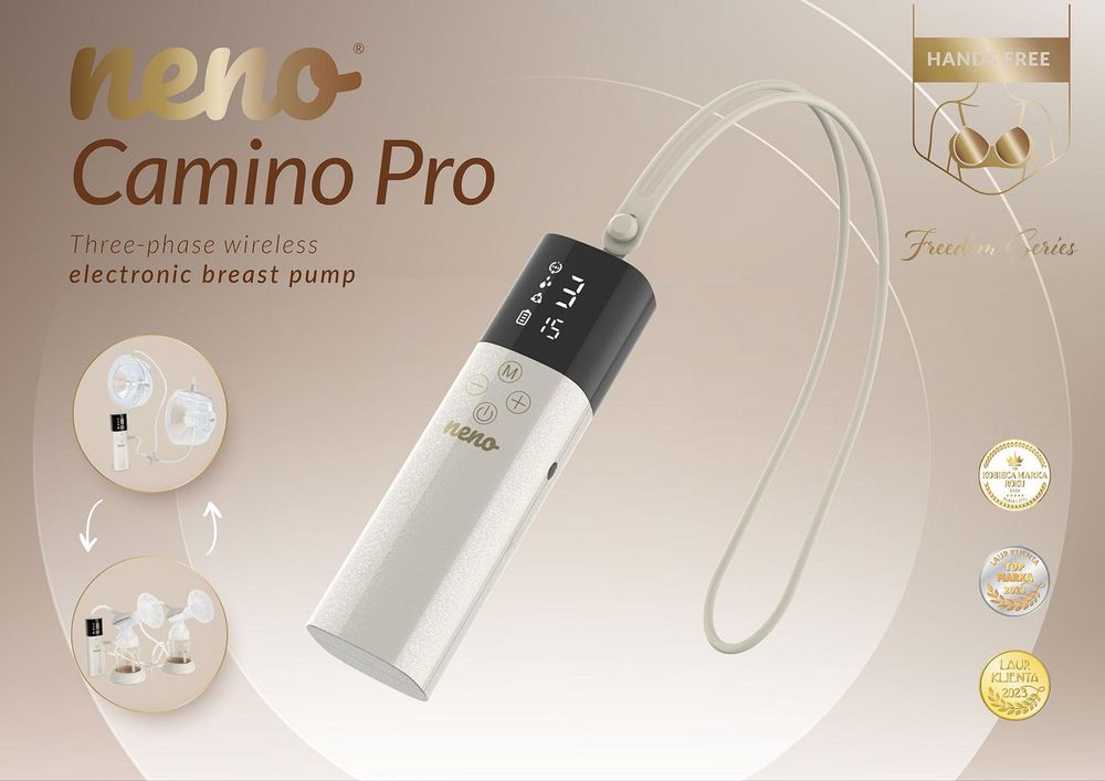 Neno Camino Pro - Trojfázová, bezdrôtová elektronická odsávačka mlieka