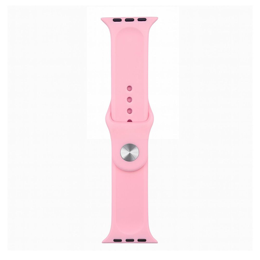 Apple Watch Sport Armband 38mm / 40mm / 41mm Rosé Band Sport Loop Ultra SE 1 2 3 4 5 6 7 8 9 10 11 Silikon Größe: S/M