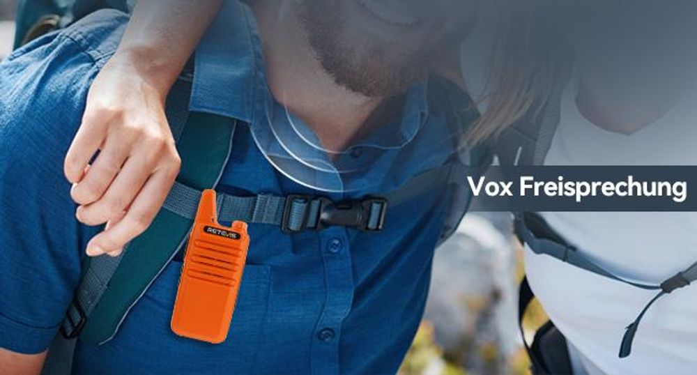 Retevis RT622 Walkie Talkie Mini, PMR446 Professionelles Funkgeräte für Große Entfernungen, VOX, Wiederaufladbares Auto-Walkie-Talkie für Erwachsene