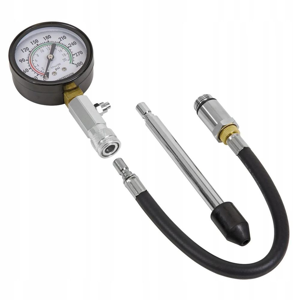 LUXTOM | Kompressionsprüfer Set, 21bar M14 M18, Druckmanometer, Kompressionstester, Motor Kompression prüfen, Kompressionstester für Benzinmotoren