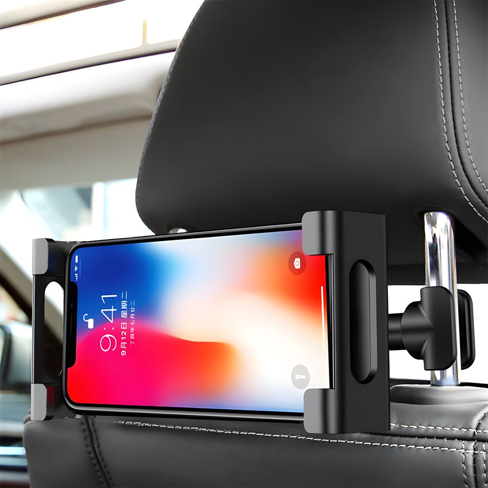 360 Grad KFZ Kopfstützen Tablet Halterung Halterung kompatibel mit Switch, iPad, Galaxy Tab, Smartphone, Universal Halter von 14-25 cm Breite Retoo