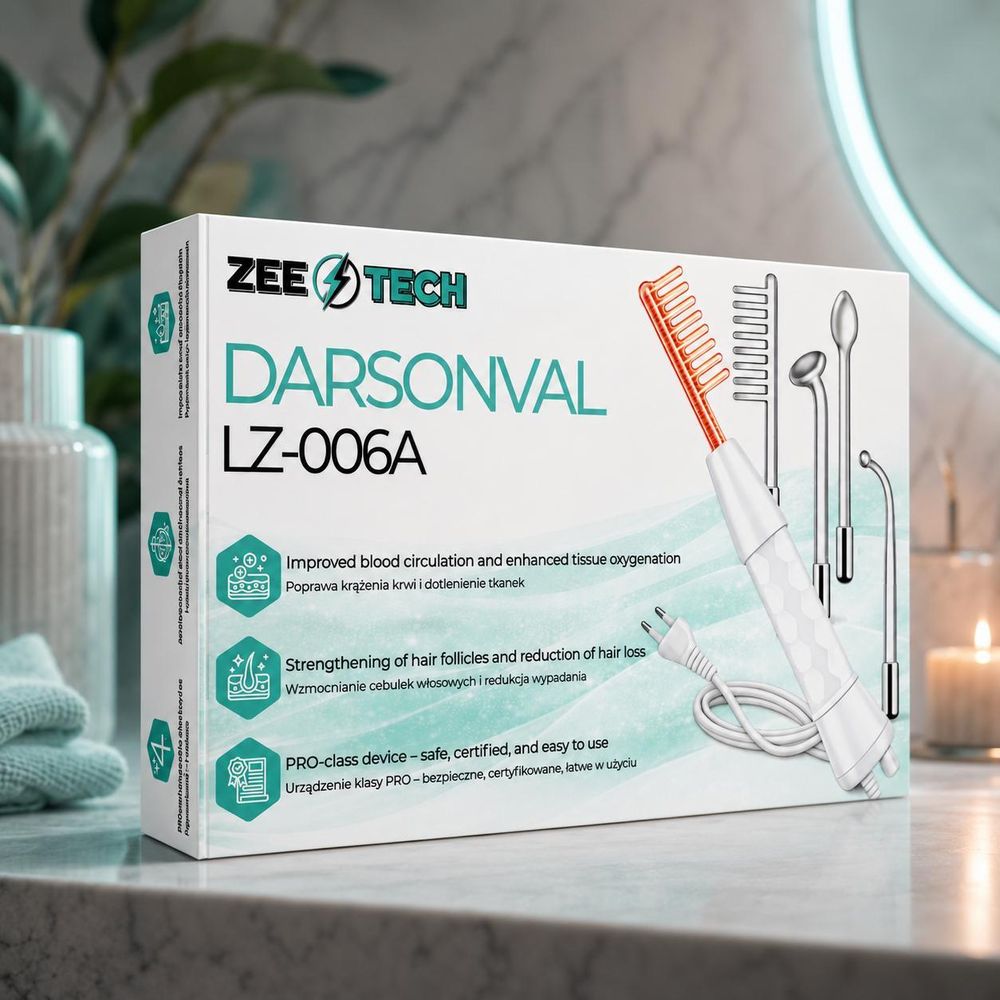 Darsonval Gerät Derma Wand LZ006A – 4 Elektroden – Hautpflege