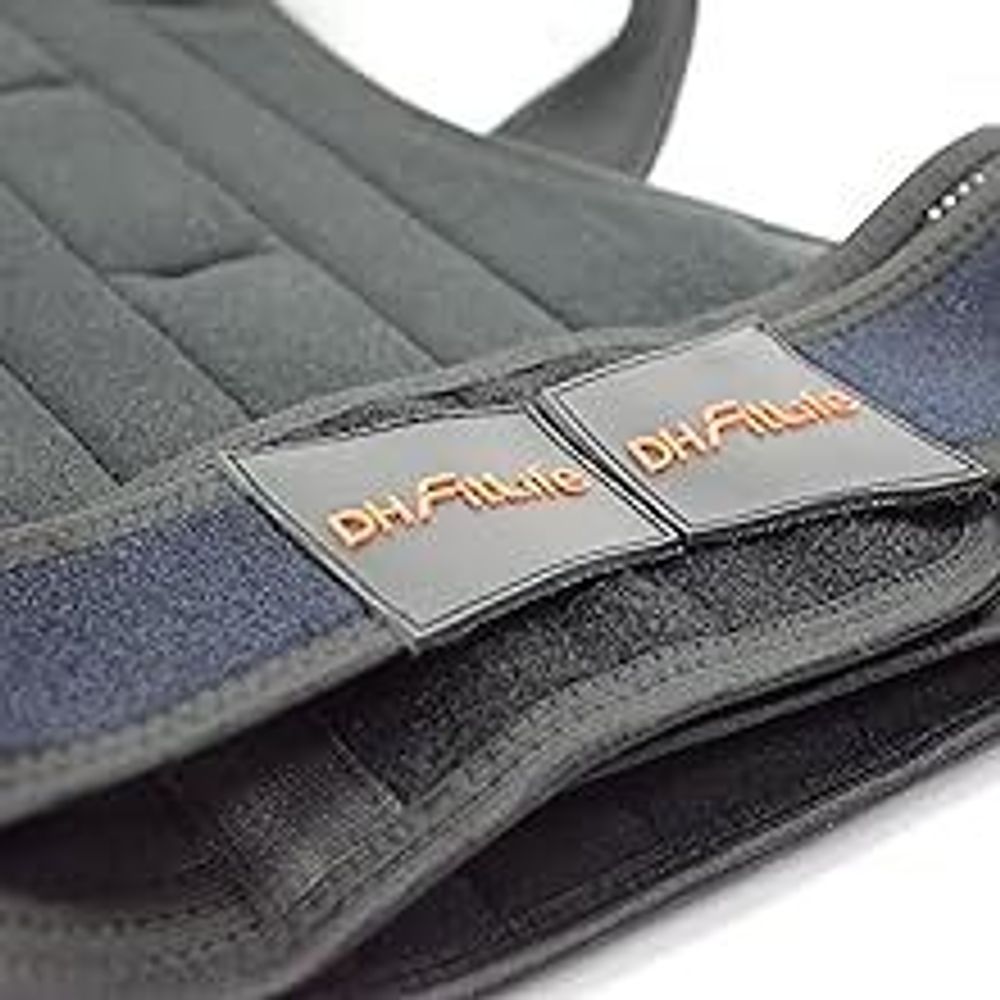 DH FitLife Haltungskorrektur | Rücken Geradehalter mit Taille | Haltungstrainer | Rückentrainer | Rücken & Schultergurt | Rückenstütze | Posture Corrector | für Damen u. Herren | M Taille 80-100cm