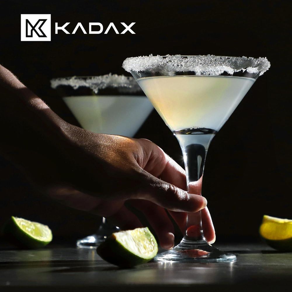 KADAX Martinigläser, 175ml Cocktailgläser aus hochqualitativem Glas