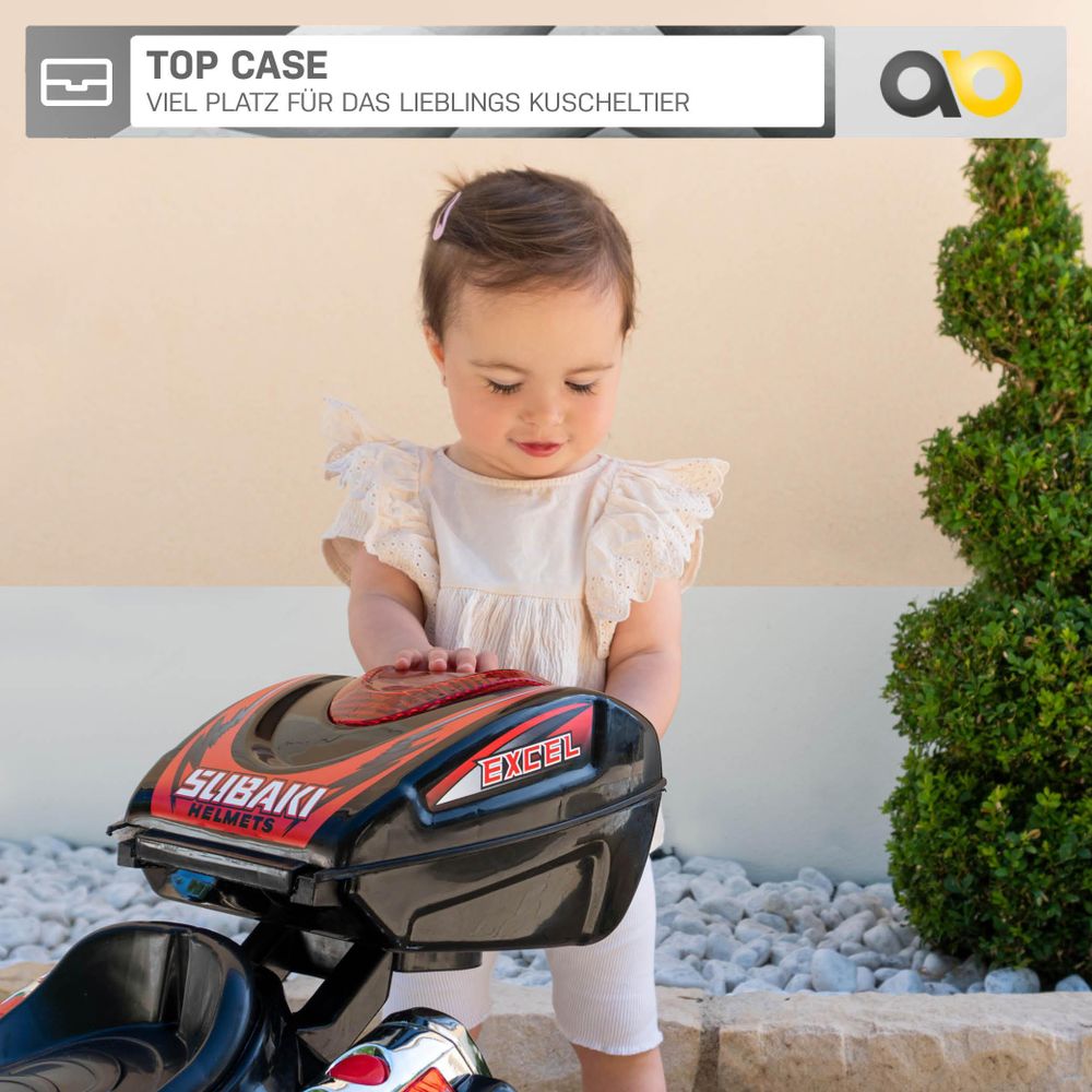 Actionbikes Motors Kindermotorrad | Elektro Dreirad - Kinderfahrzeug - Elektro Motorrad - Elektrofahrzeug - Spielzeugauto - Kinderroller - ab 3 Jahren