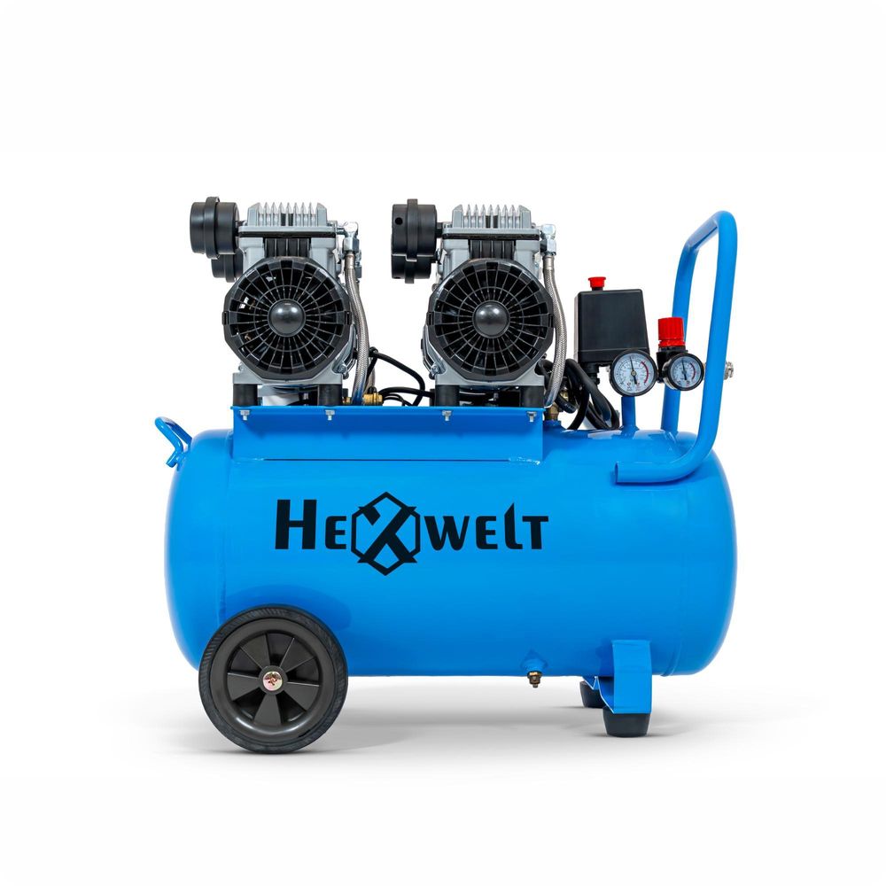 Kompresor Bezolejowy Hw – 4 Tłoki | 380 L/Min | 50 L | 8 Bar | 3 Kw | Model Hw-Kbo-4T-50L | Warsztatowy Półprofesjonalny