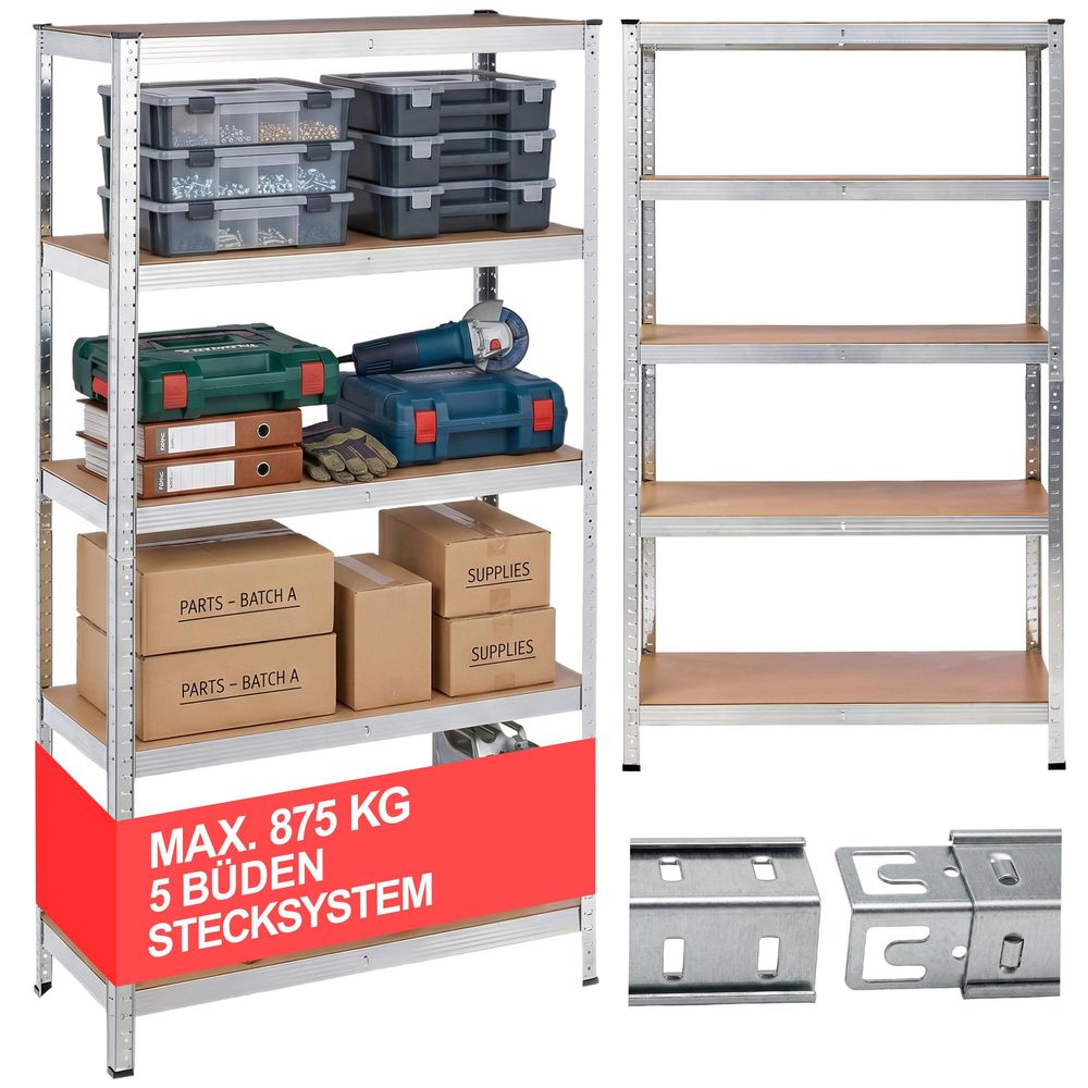 Verzinktes Metallgestell für maximale Stabilität