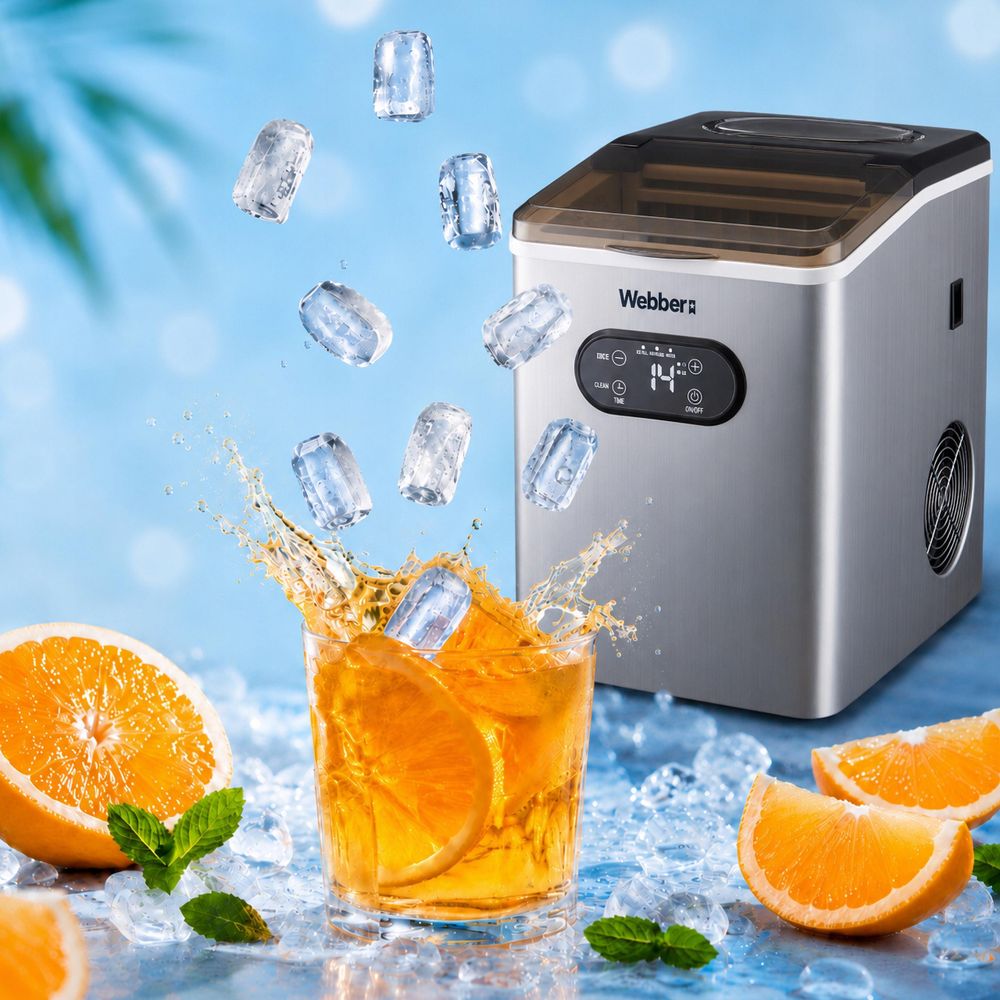 AutoClean-Funktion und Ablassventil der Eiswürfelmaschine