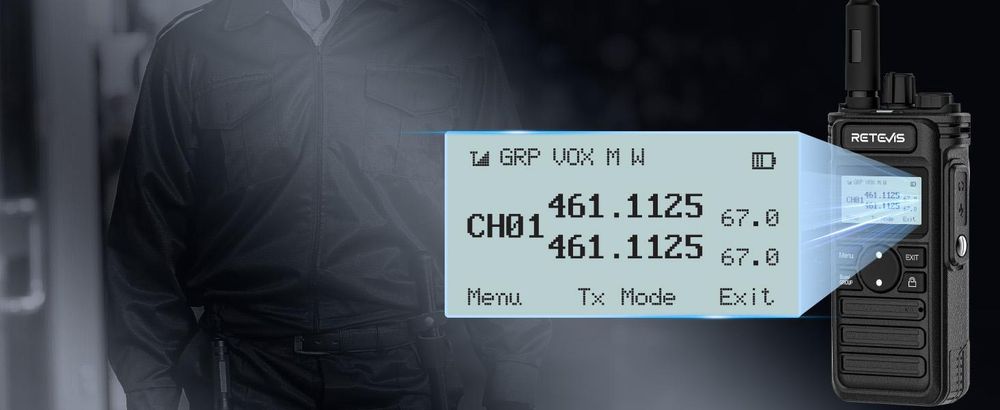 Retevis RT86S Walkie Talkies, großer Reichweite, RT86 Profi Funkgeräte Upgrade Version, Typ C, LCD, Gruppenanruf, 2600 mAh, Handfunkgeräte, Sicherheit