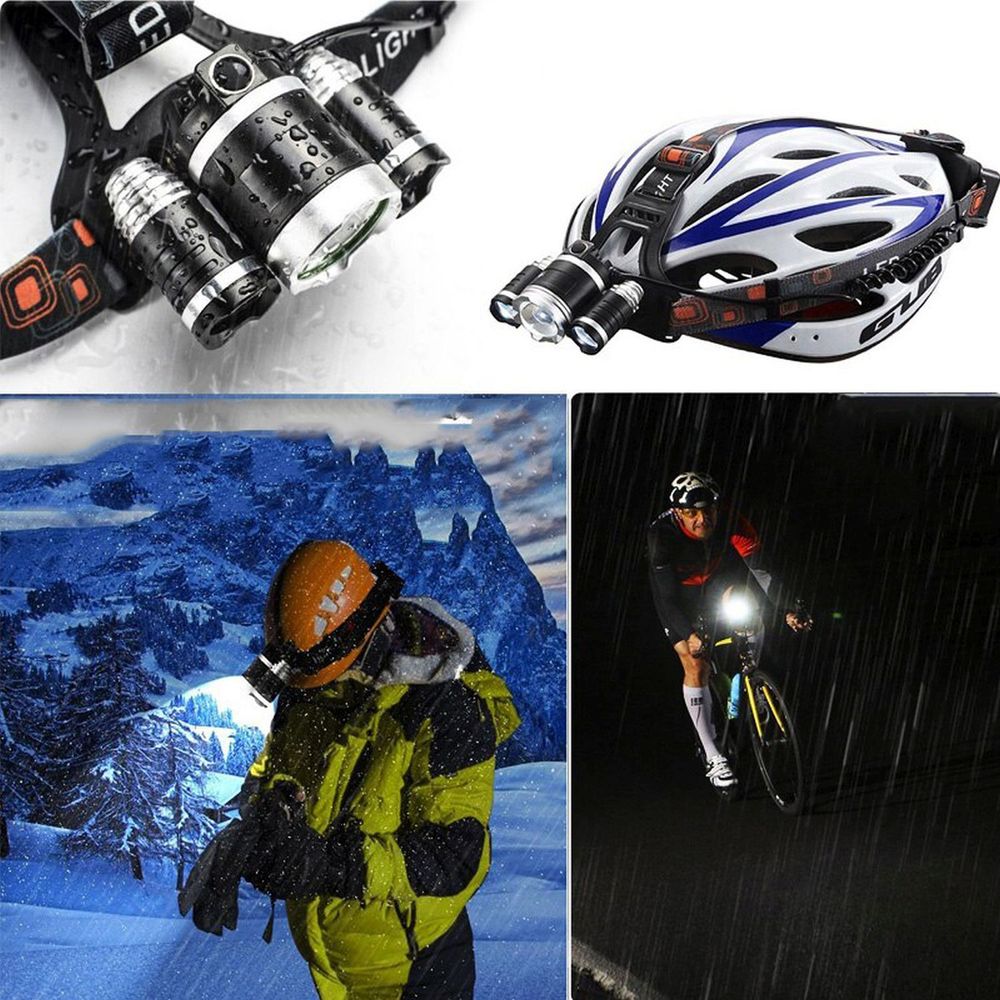 LED Stirnlampe Super Hell Kopflampe COB XPE Taschenlampe 4 Modi Stirnleuchte Bright Wasserdicht Wiederaufladbar Akku Erwachsene Kinder Camping Retoo