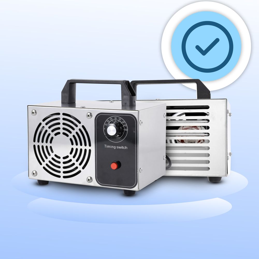 Ozongenerator Luftreiniger, O3 Ozonisator, Ozonmaschine mit Timer, 20 000mg/h für Obst, Gemüse, Wasser, Auto, Zuhause 90W Retoo