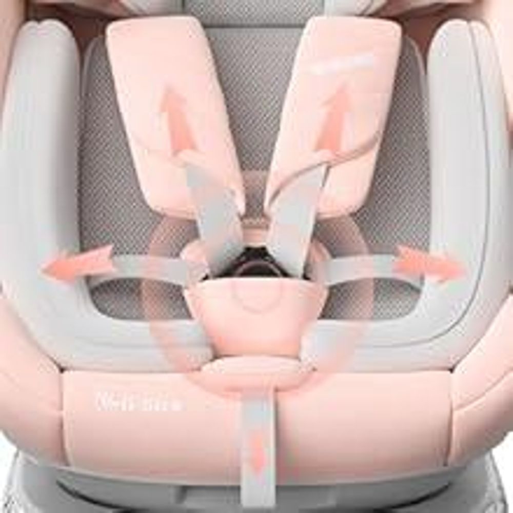 DEWINNER Kindersitz 360°Drehbar, Kinderautositz I-Size, Gruppe 0+/1/2/3 für Autos mit ISOFIX, Reboarder ab Geburt -12 Jahre (40-150 cm), 0-36 kg
