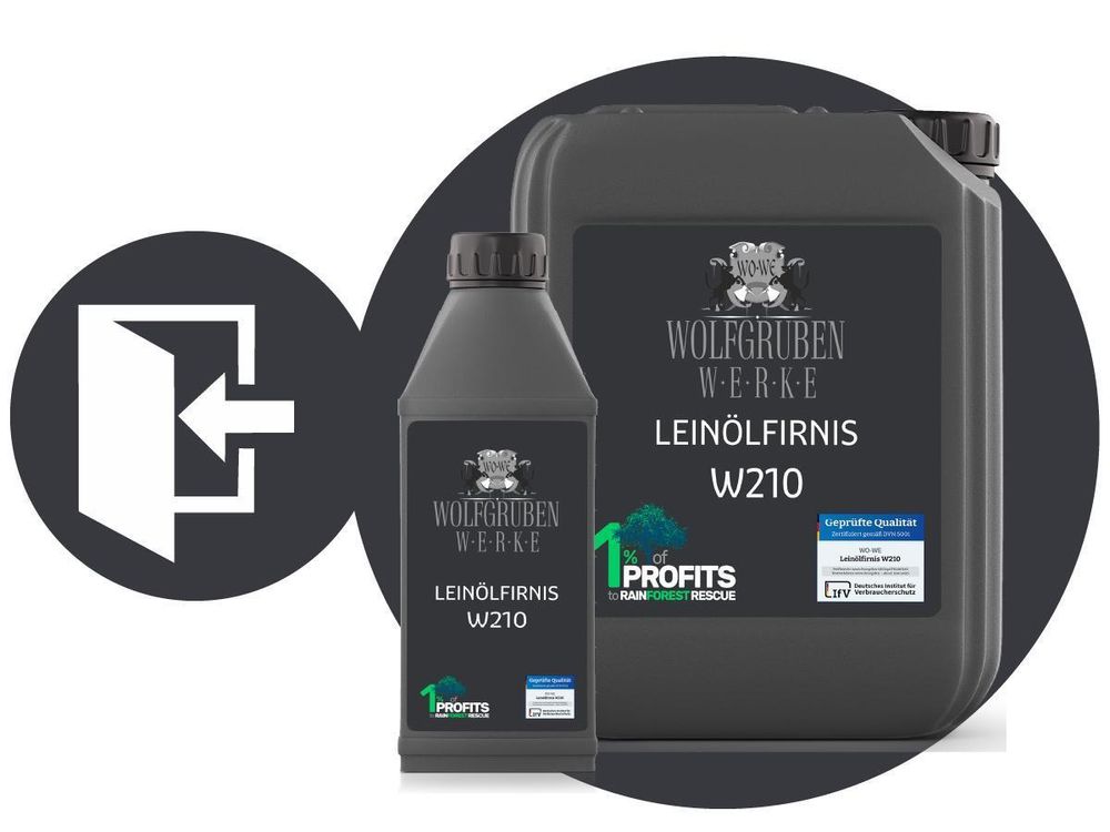 Leinölfirnis W210 Anwendung im Innenbereich