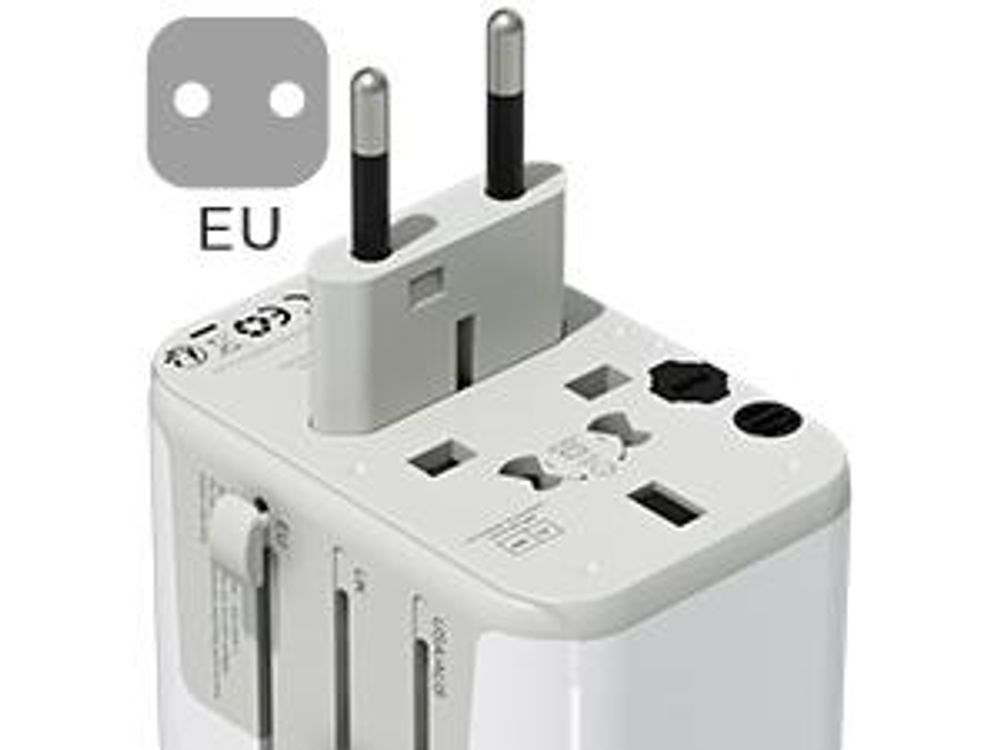 TESSAN Reiseadapter Weltweit mit 2 USB A 3 USB C Internationaler Steckdosenadapter